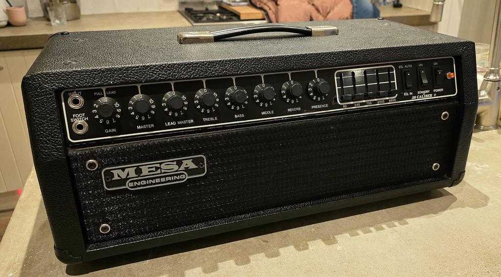 Mesa boogie .50 caliber plus met 1x12 palmer cabinet, Muziek en Instrumenten, Ophalen of Verzenden, Zo goed als nieuw, 50 tot 100 watt