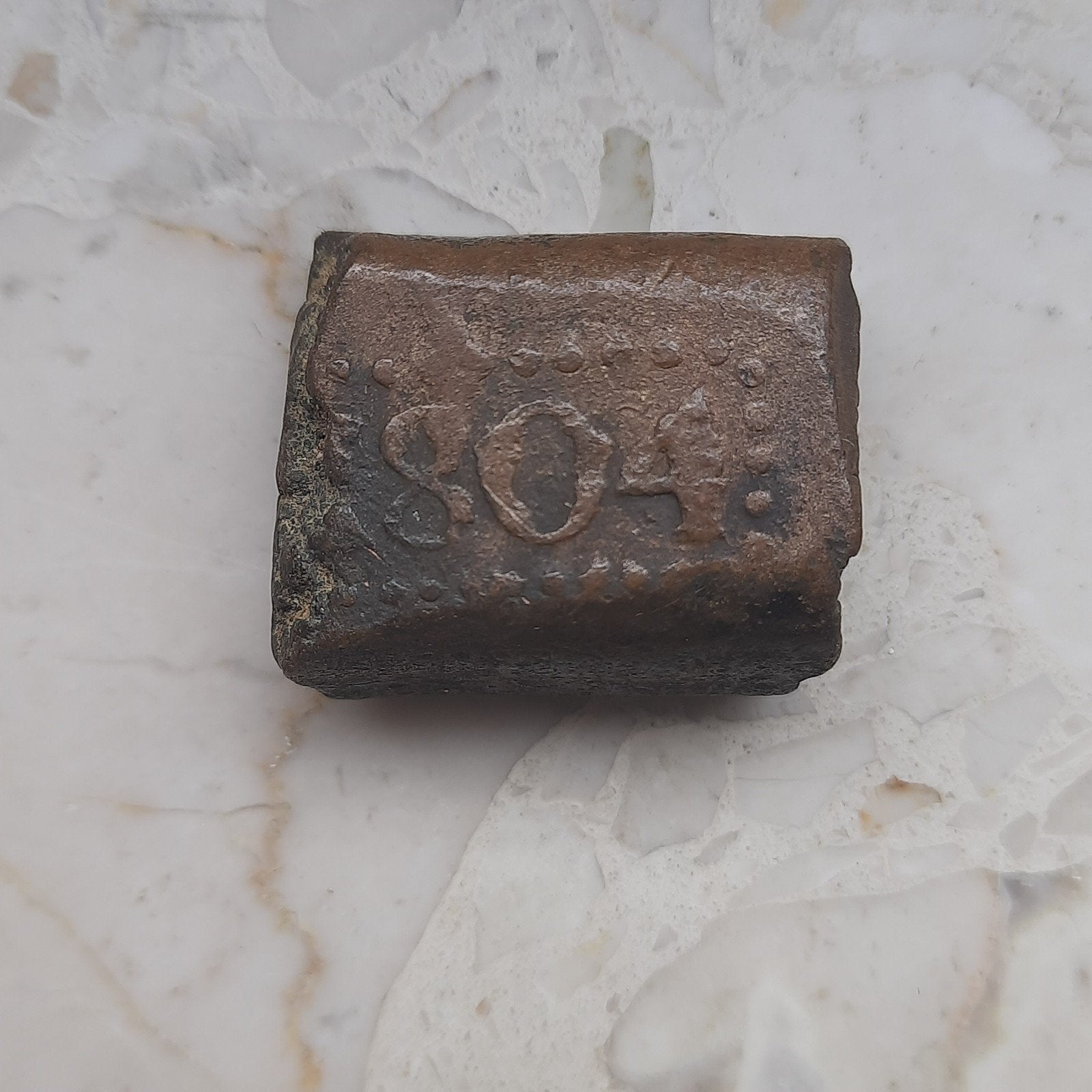 **zeldzaam** stuiver bonk 1804 waarde 2 stuivers, Ophalen of Verzenden, Vóór koninkrijk, Losse munt