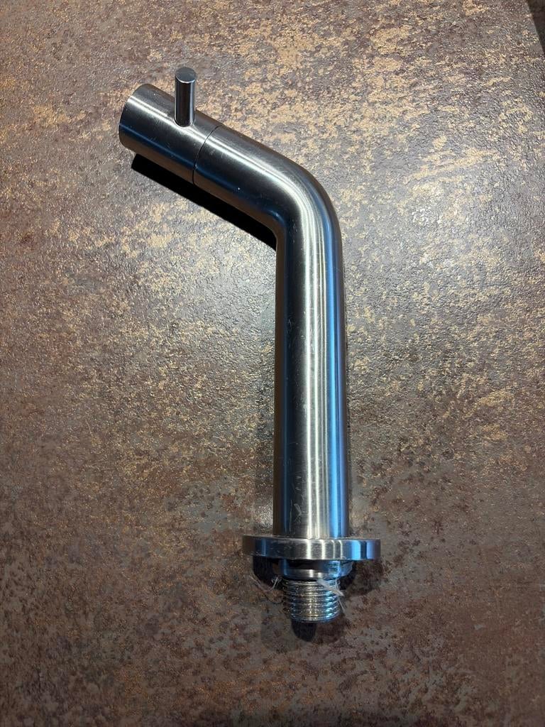 RVS Kraanuitloop voor badkamer of keuken, Ophalen of Verzenden, Nieuw, Rvs, Kraan