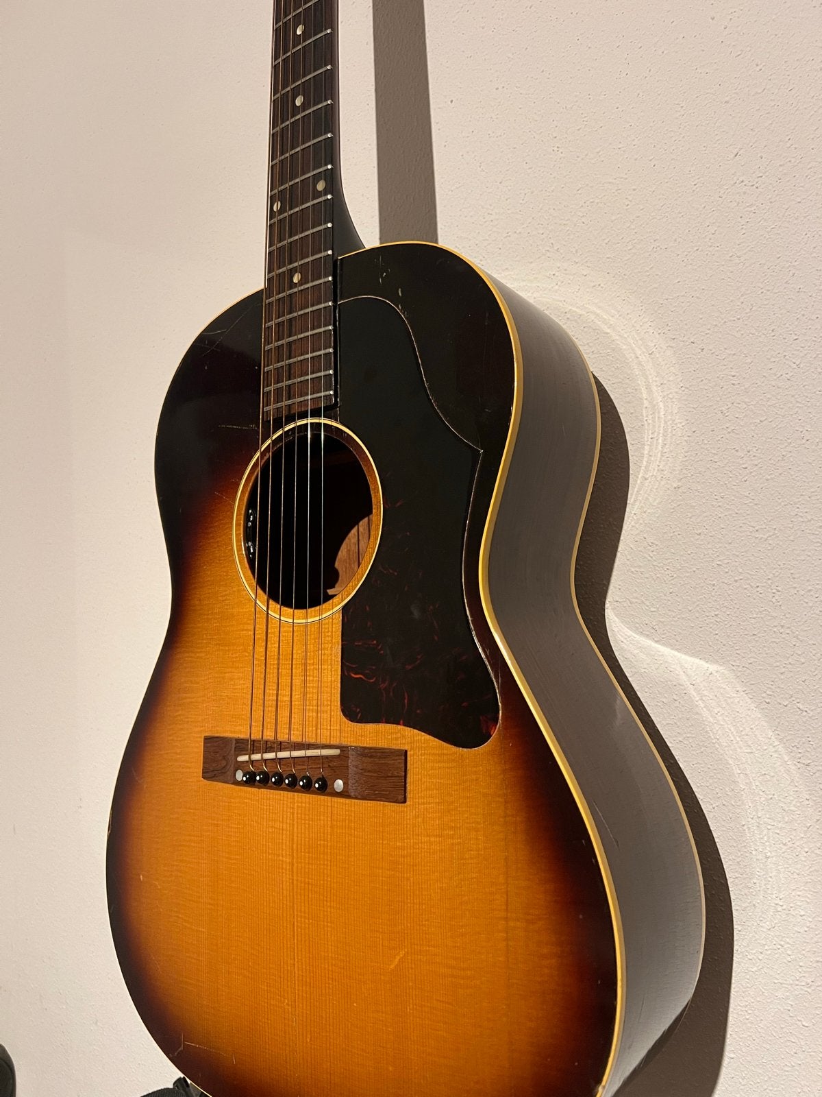 Vintage Gibson LG-1 uit 1961 - Akoestische gitaar, Ophalen, Gebruikt, Western- of Steelstringgitaar, Met koffer