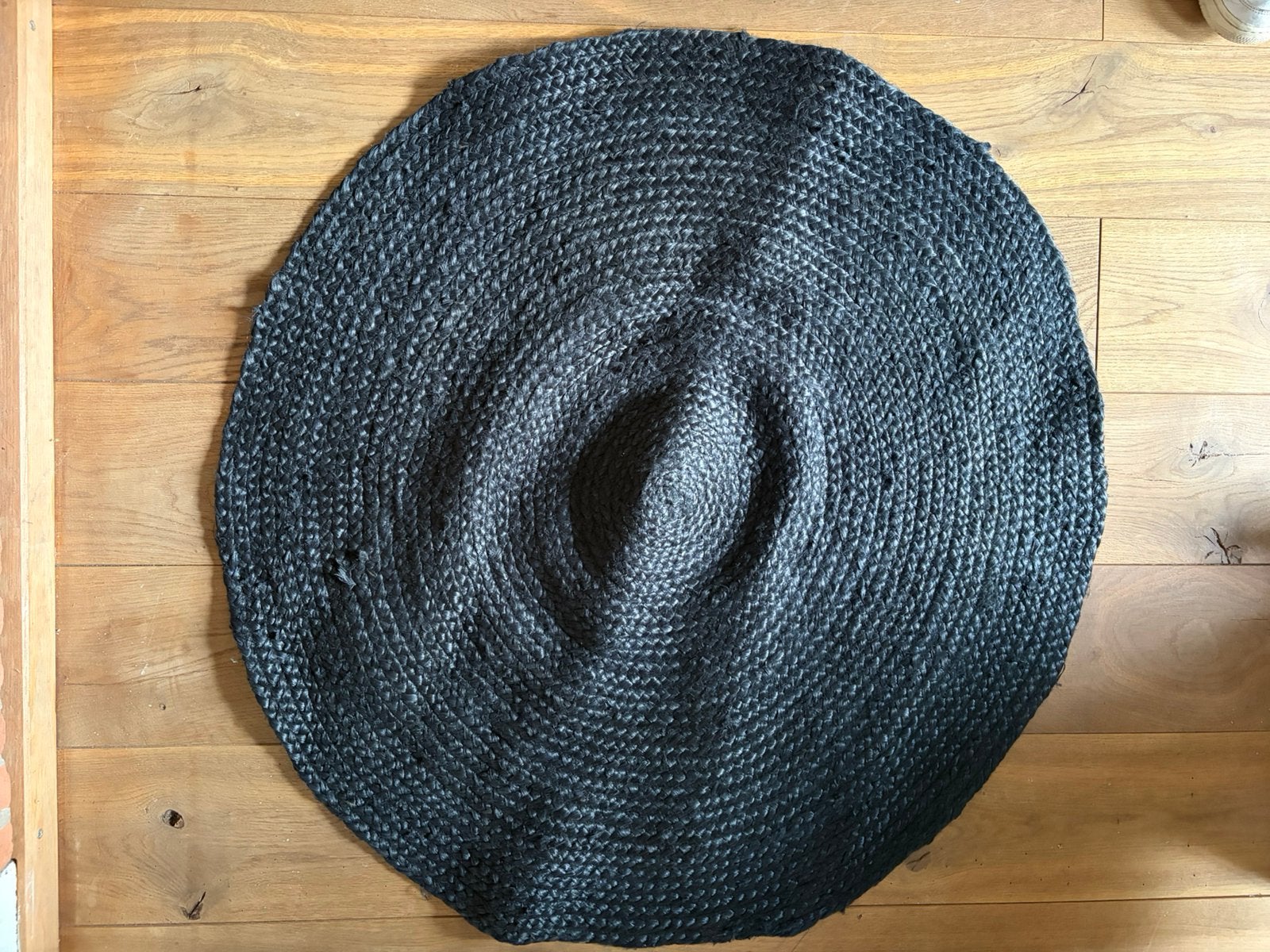 Rond hemp kleedje zwart, Ophalen, Zo goed als nieuw