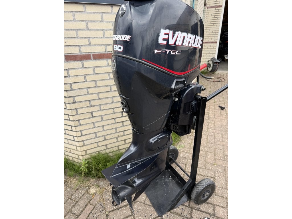 Evinrude 90PK Langstaart nu voor maar €4999 Complee, Niet ingevuld, Gebruikt, Niet ingevuld, Benzine