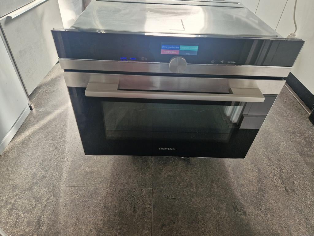 Siemens Inbouw Combi-oven - Zo goed als nieuw, Ophalen, 45 tot 50 cm, Siemens, Inbouw