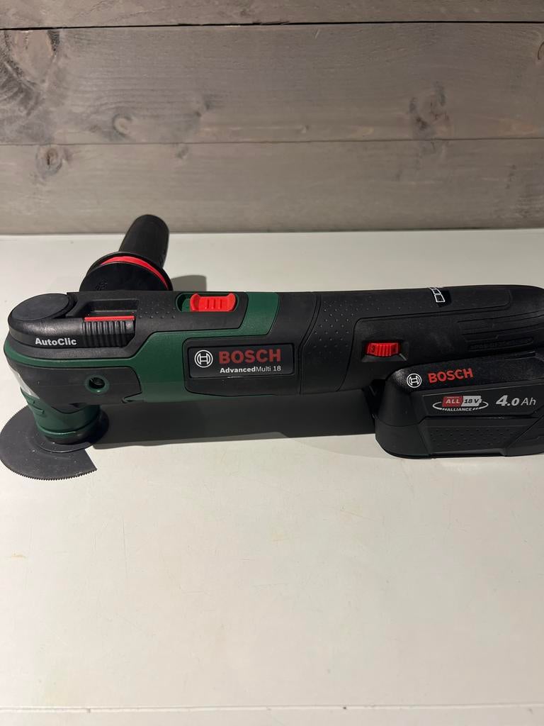 Bosch AdvancedMulti 18 Accu Multitool met 4.0 Ah Accu, N, N, Nieuw, Ophalen of Verzenden