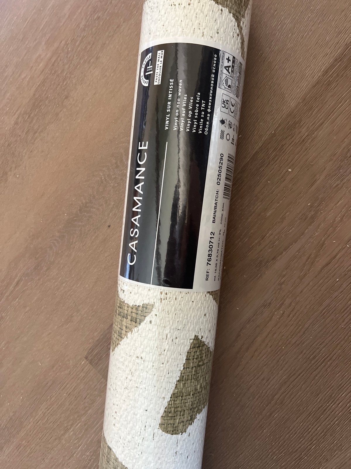 Casamance Vinyl Behang - Modern Patroon, Huis en Inrichting, Ophalen, Overige merken, Beige, Modern