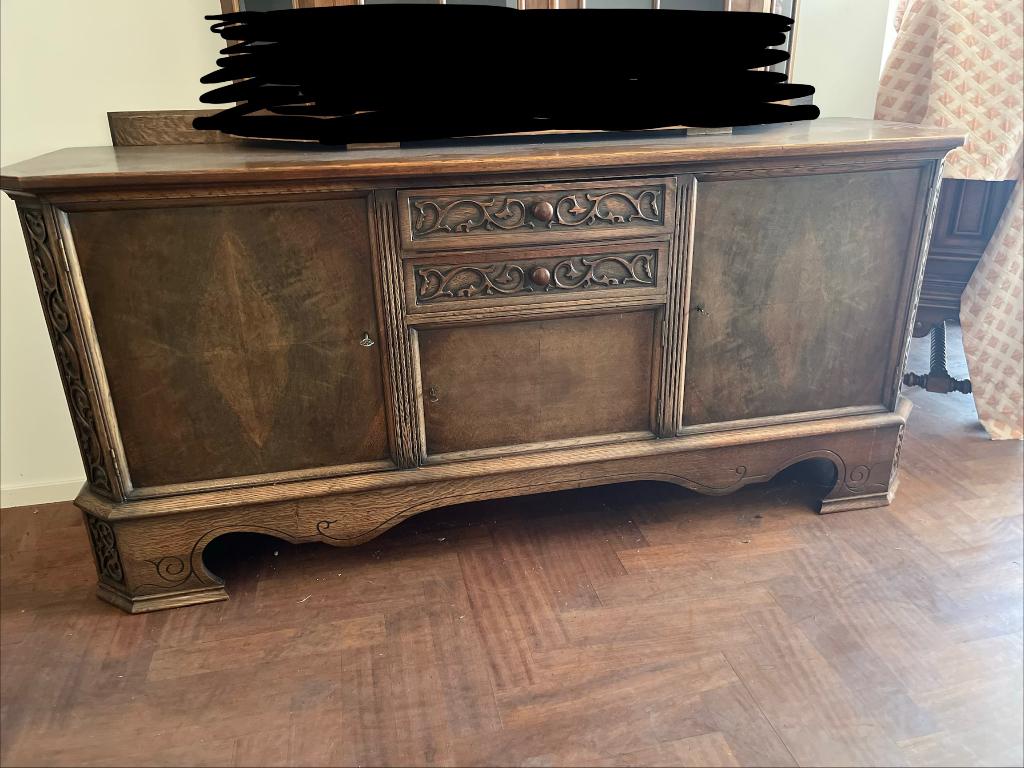 Klassiek dressoir bruin, Ophalen, Klassiek, antiek, Gebruikt, Met deur(en)