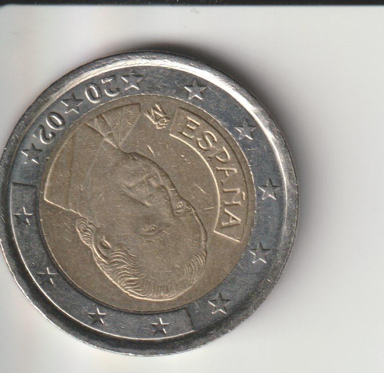 2 euro 2002 spanje, Verzenden, Spanje, 2 euro