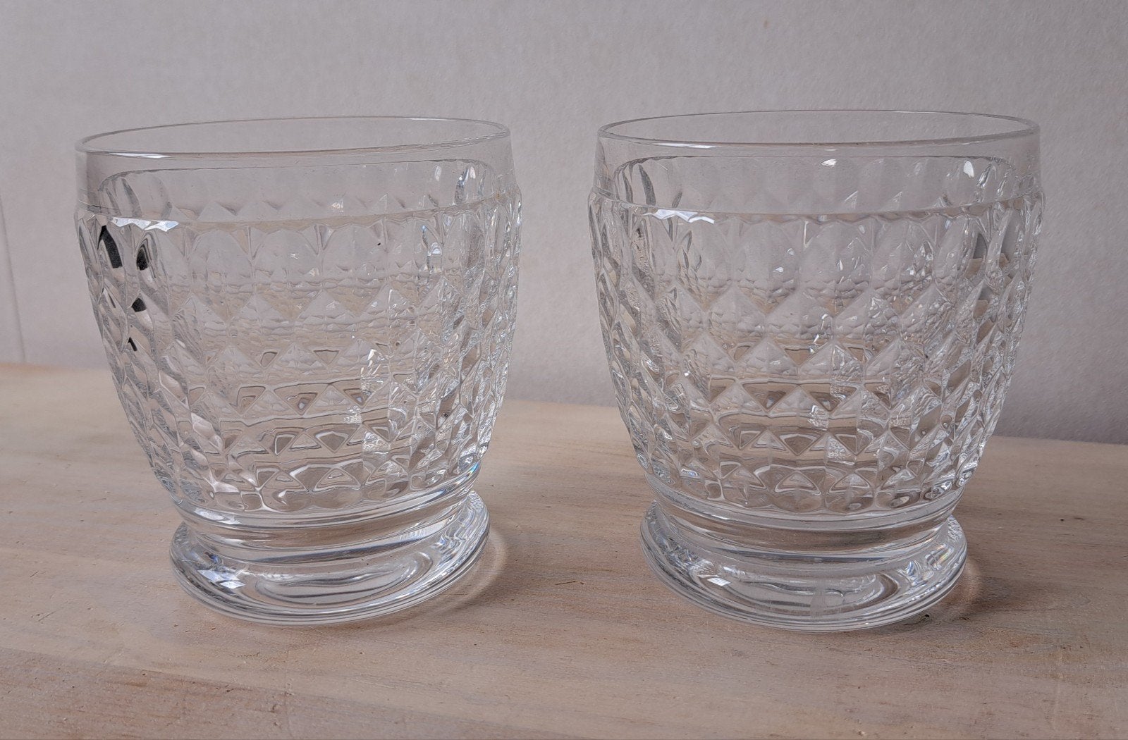 2x Boston tumblers, Villeroy & Boch, Glas of Glazen, Ophalen of Verzenden, Overige stijlen, Glas