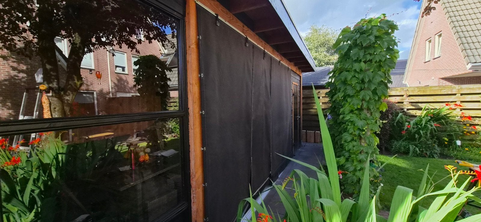 Windbreekgaas voor overkapping, Tuin en Terras, Overkappingen, Ophalen, Gebruikt