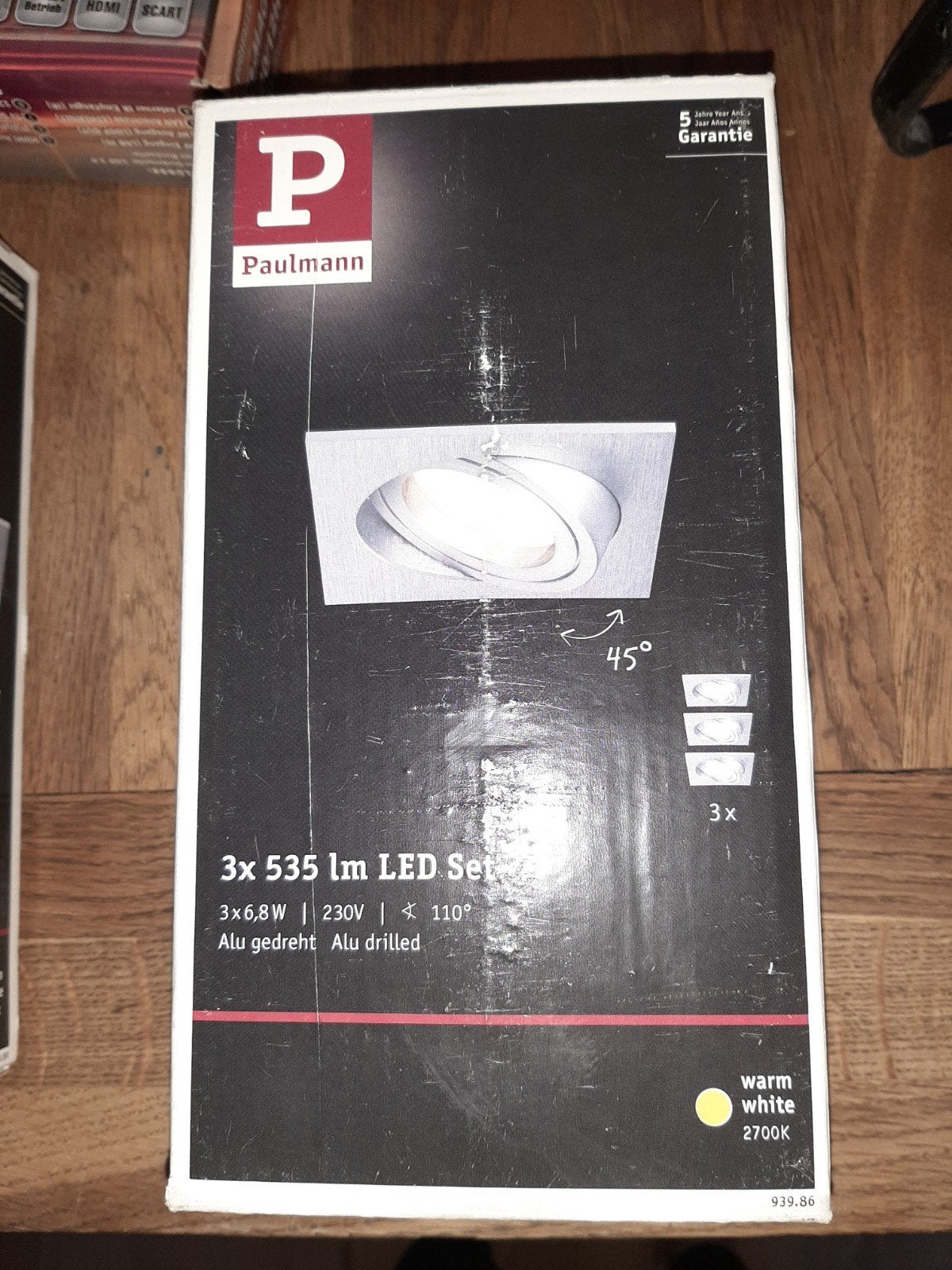 Paulmann LED Spots Nieuw in Doos - 2x Set van 3, Nieuw, Ophalen of Verzenden, Paulmann, LED