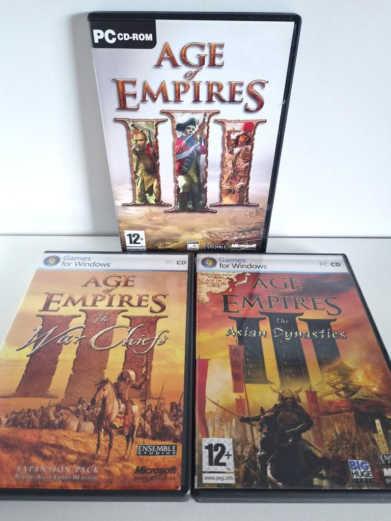Age of Empires III - PC cd-rom, 1 speler, Ophalen of Verzenden, Zo goed als nieuw, Strategie en Constructie