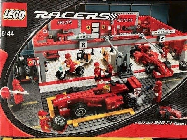 Lego Ferrari pitstraat Schumacher editie - 8144, Ophalen of Verzenden, Gebruikt, Lego