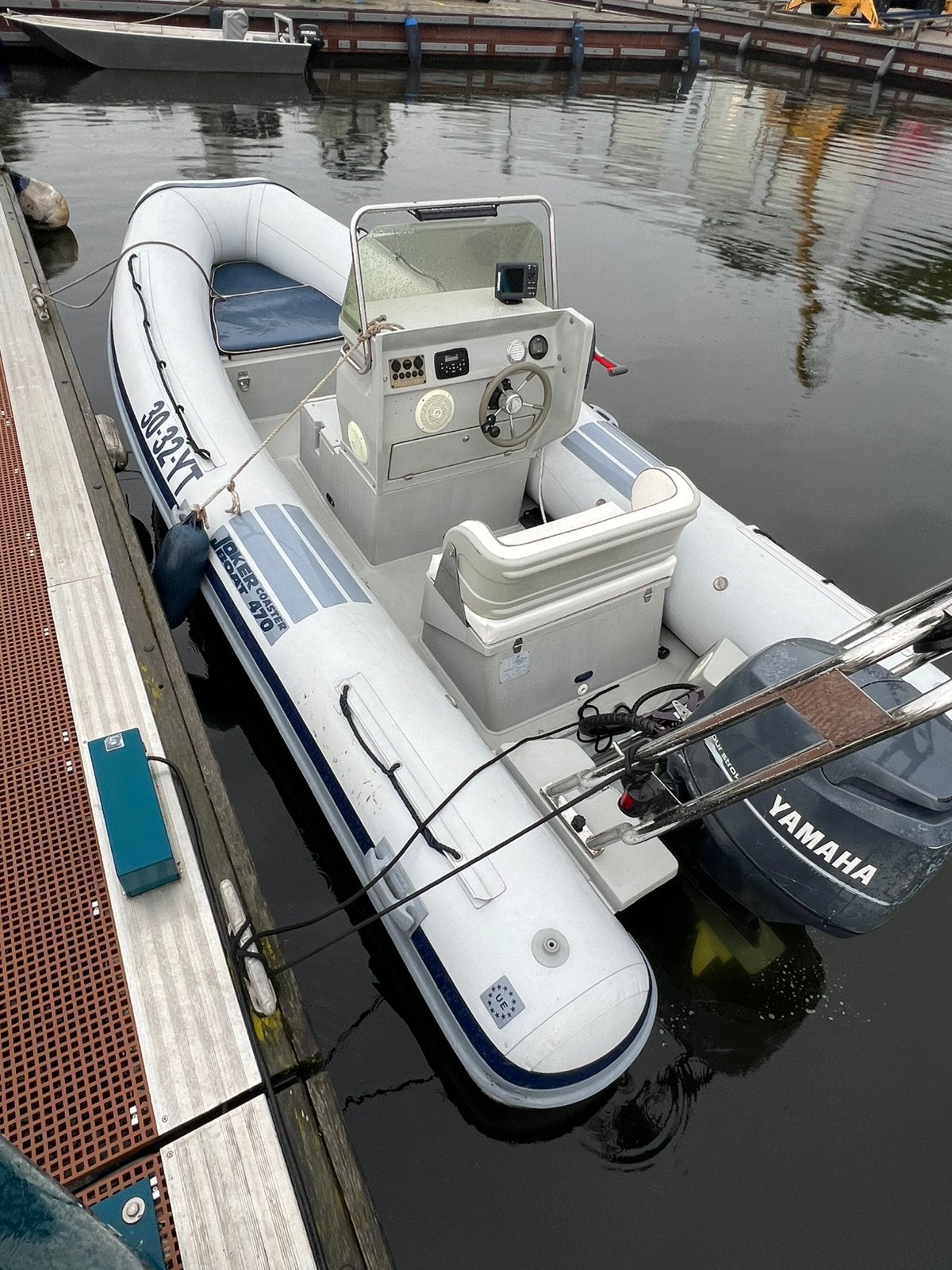 RIB JOKER 470 COASTER   YAMAHA 100 pk + TRAILER, Watersport en Boten, Rubberboten, Gebruikt, 2 m, Buitenboordmotor, Jokerboat