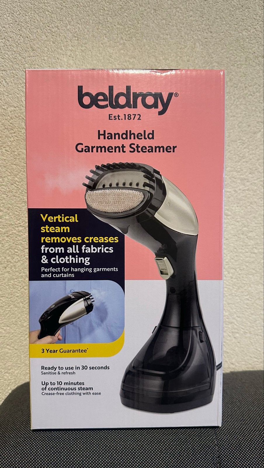 Beldray Kledingstomer Steam Pro - Snel en Compact, Ophalen of Verzenden, Nieuw, Strijkijzer met snoer