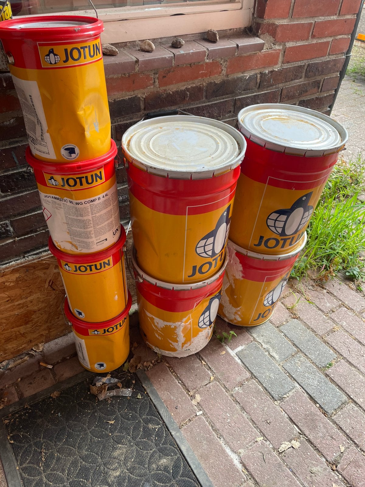 Jotun 2-Componenten Bootverf Scheepsverf 4 Complete Sets, Ophalen, Zo goed als nieuw