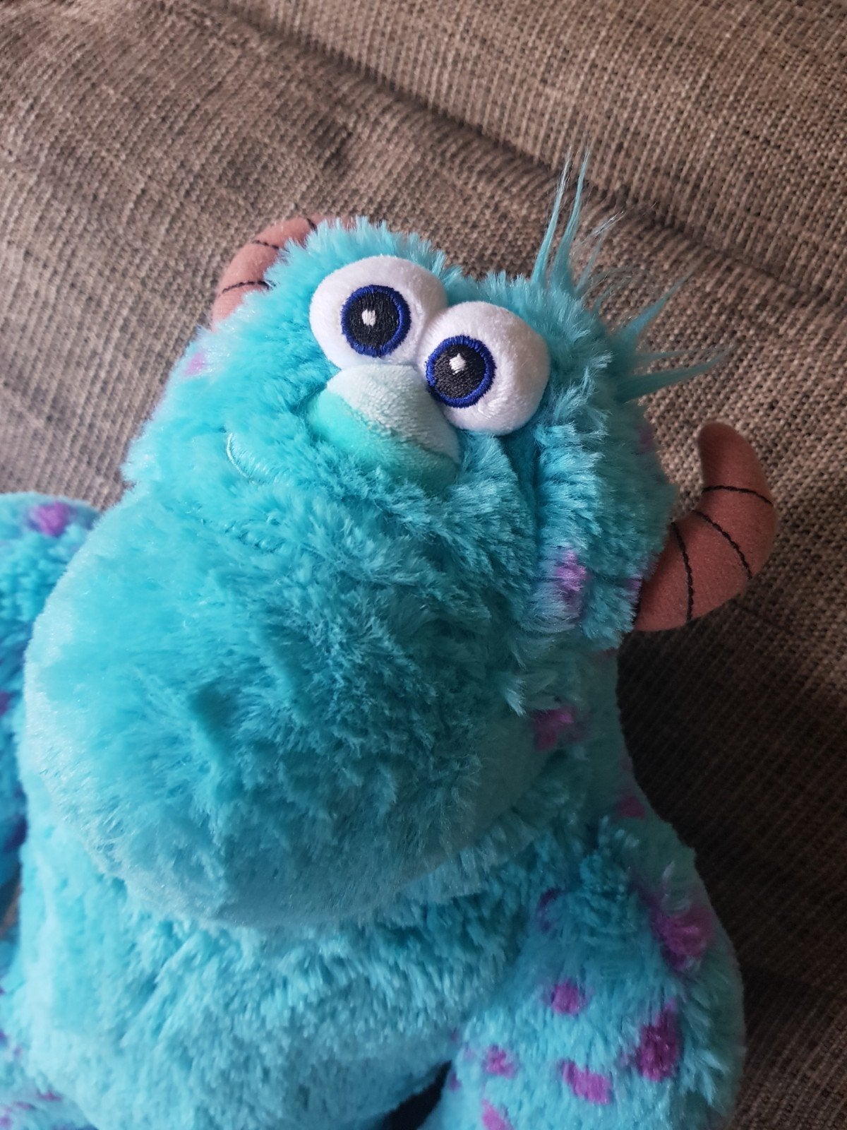 Knuffel Sulley uit Monsters & Co., Ophalen of Verzenden, Gebruikt, Actiefiguur of Pop