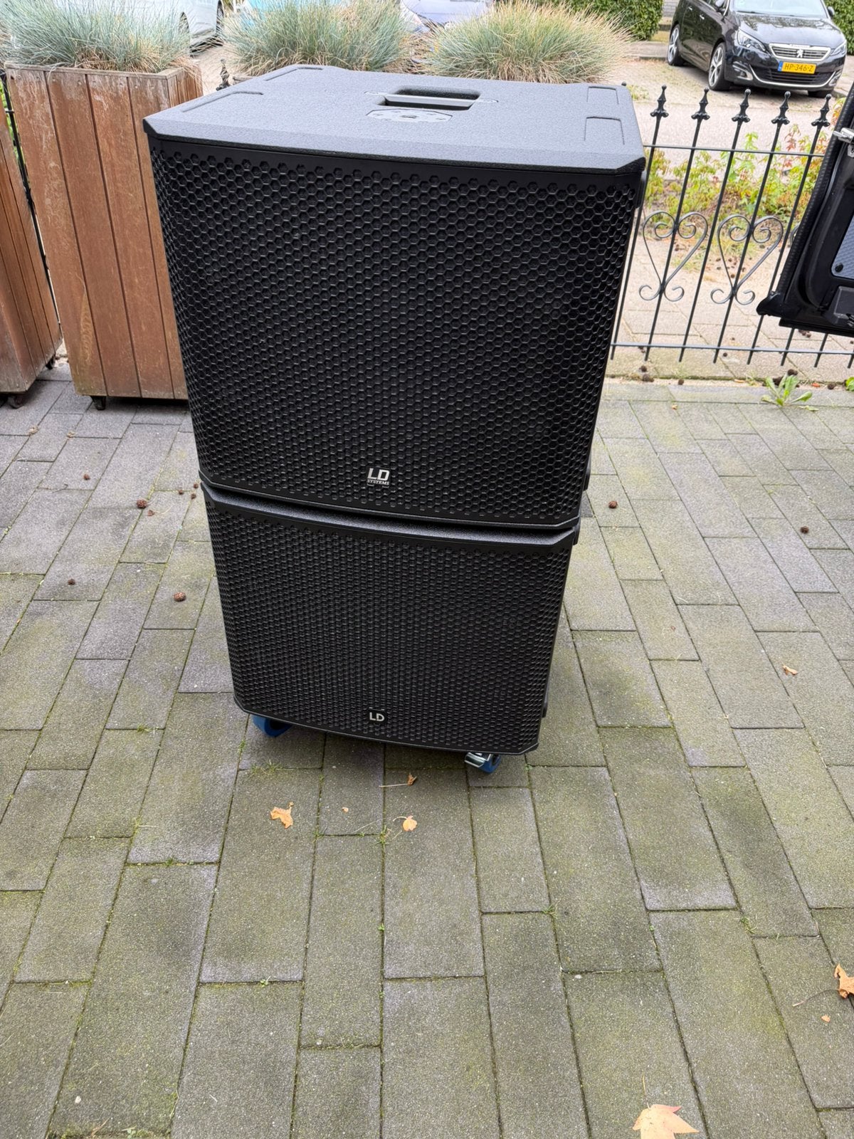 Set LD Sytems Stinger SUB G3, Audio, Tv en Foto, Subwoofer, Zo goed als nieuw, Ophalen, 150 watt of meer