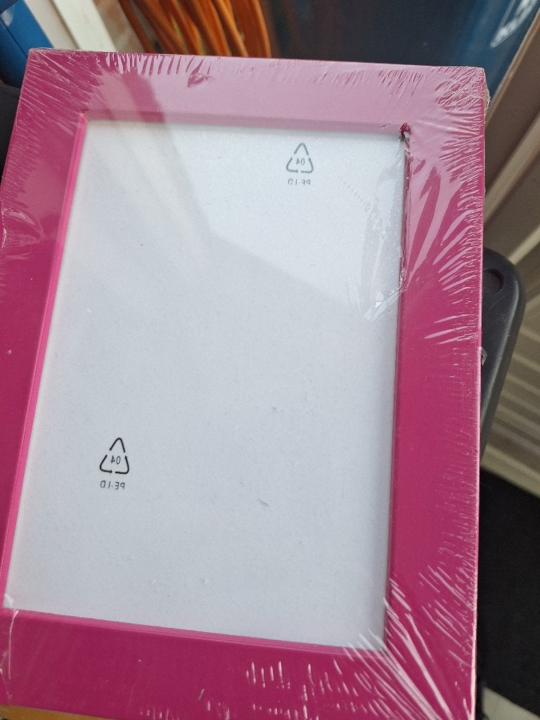 2 stuks fotolijstjes, Audio, Tv en Foto, Fotografie | Fotolijsten, Ophalen, Nieuw, Roze, Standaard fotolijst