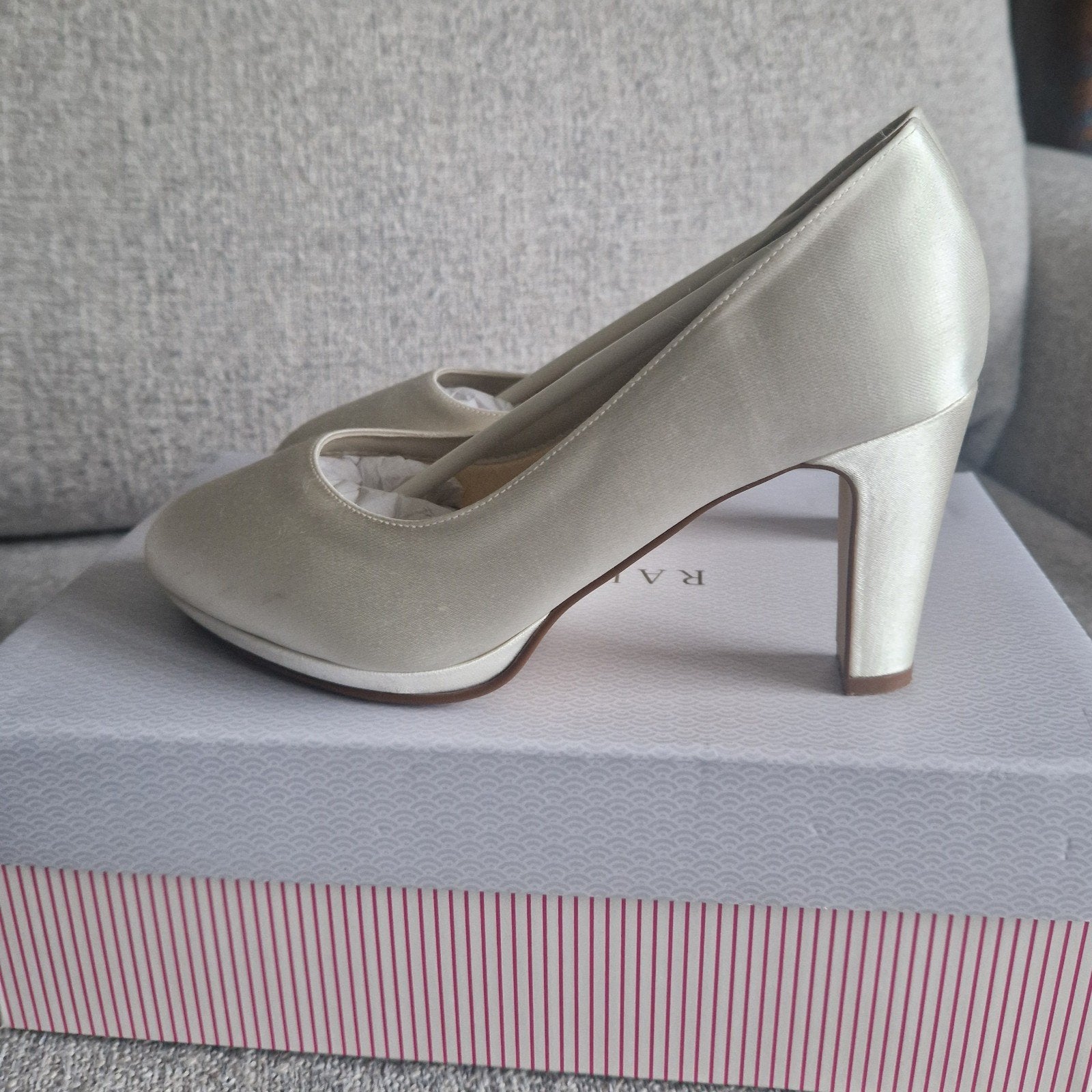 Rainbow Club Grace bruidsschoenen maat 38, Pumps, Wit, Ophalen of Verzenden, Zo goed als nieuw