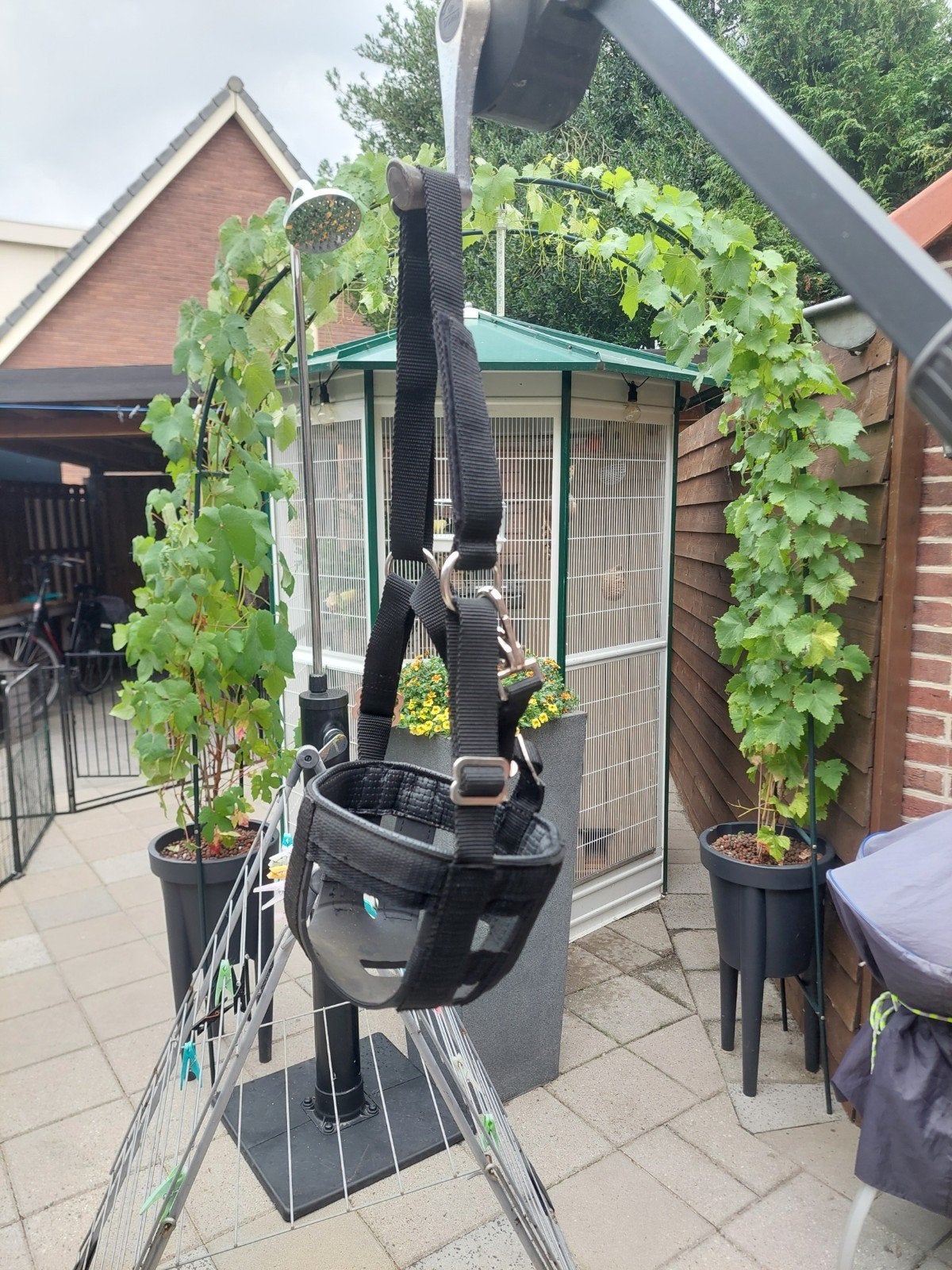 pony graas masker, Dieren en Toebehoren, Ophalen of Verzenden, Zo goed als nieuw, Overige disciplines