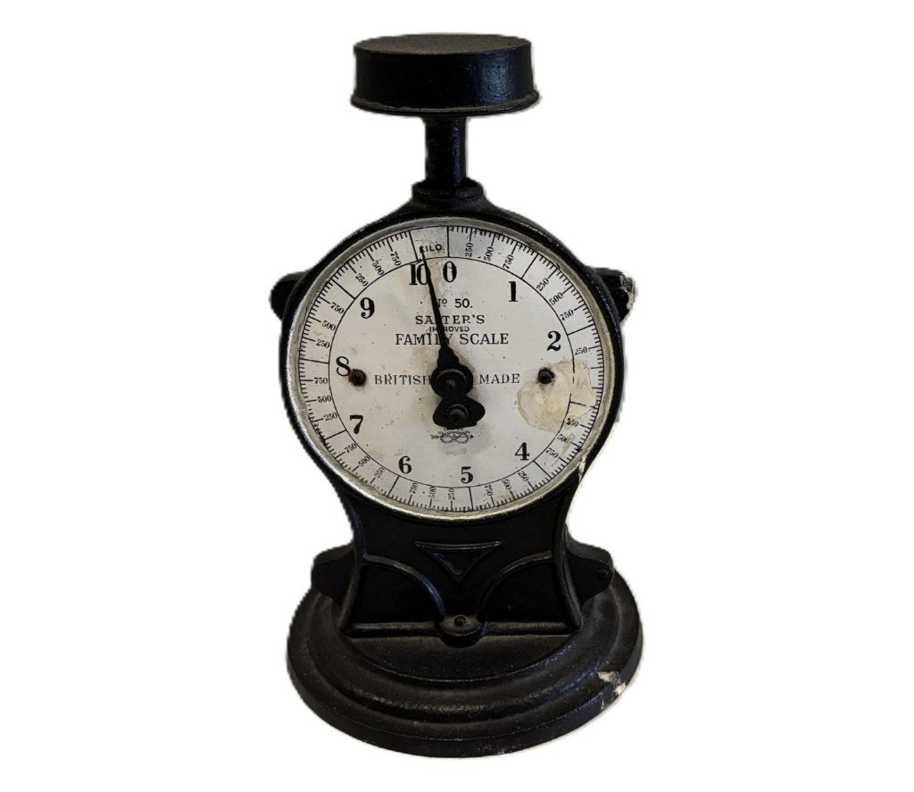 Salter's Family Scale No. 50 gietijzeren keukenweegschaal, Ophalen of Verzenden