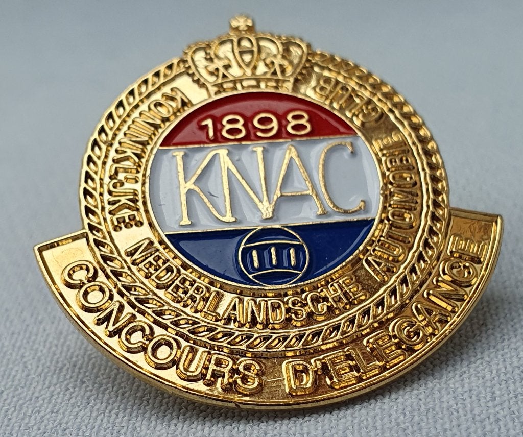Pin van de KNAC voor een Concours d'Elegance, Verzenden, Nieuw, Transport, Speldje of Pin