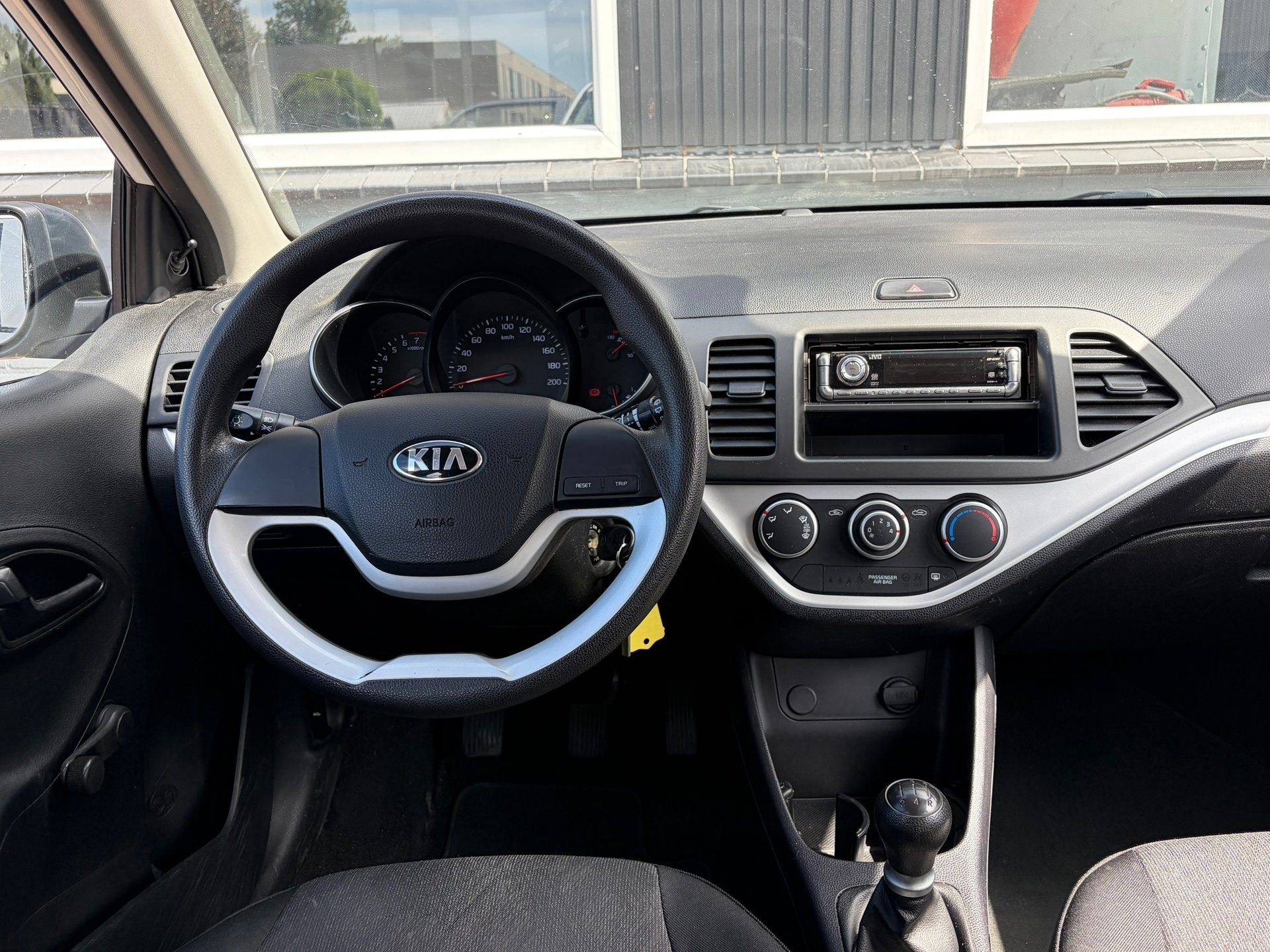 Kia Picanto 1.0 CVVT EconomyLine / Lage kilometerstand !, Auto's, Kia, Voorwielaandrijving, Euro 5, Gebruikt, Wit
