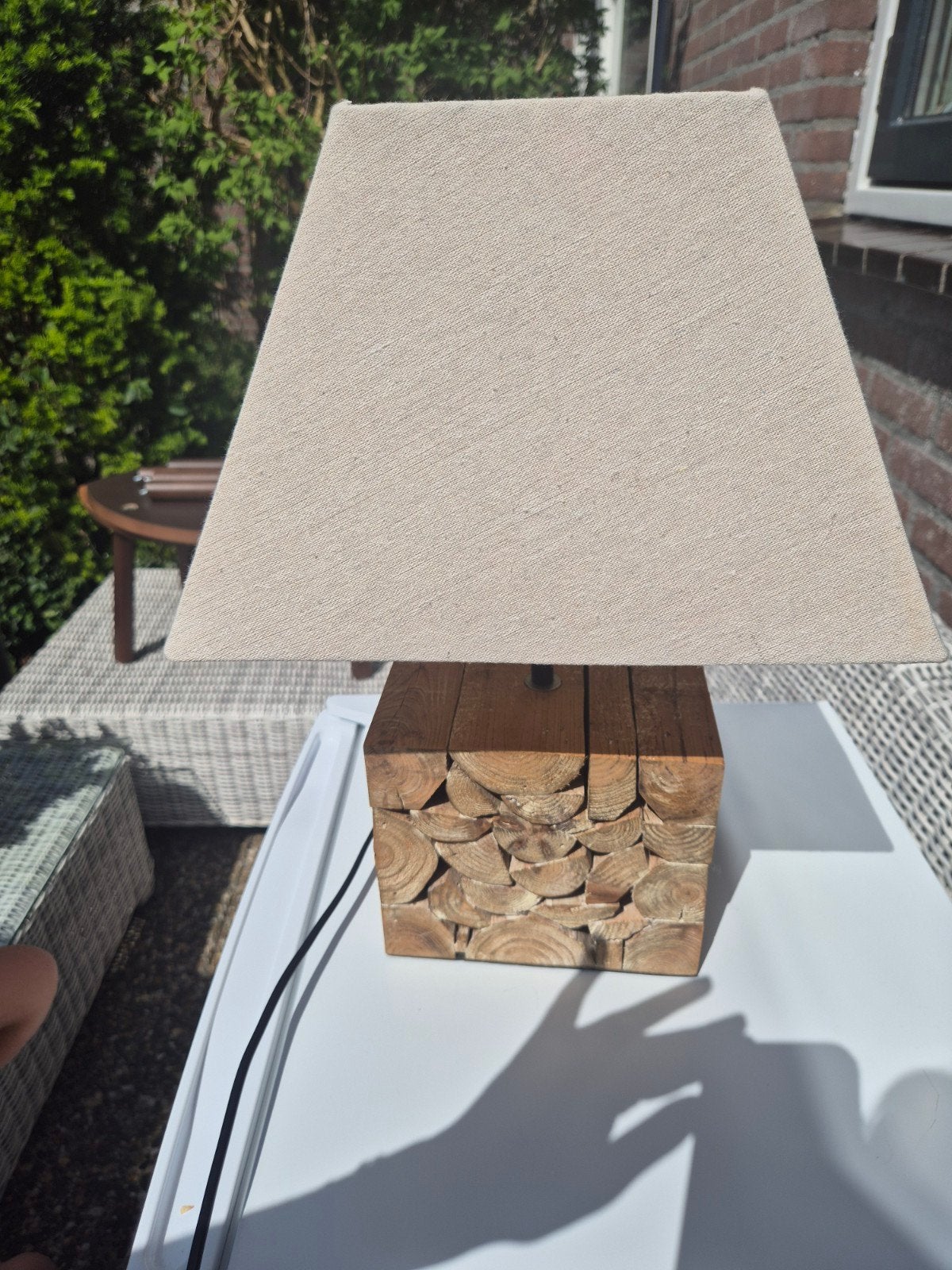 Schemerlamp, Ophalen, Zo goed als nieuw, E27 (groot), Led-lamp