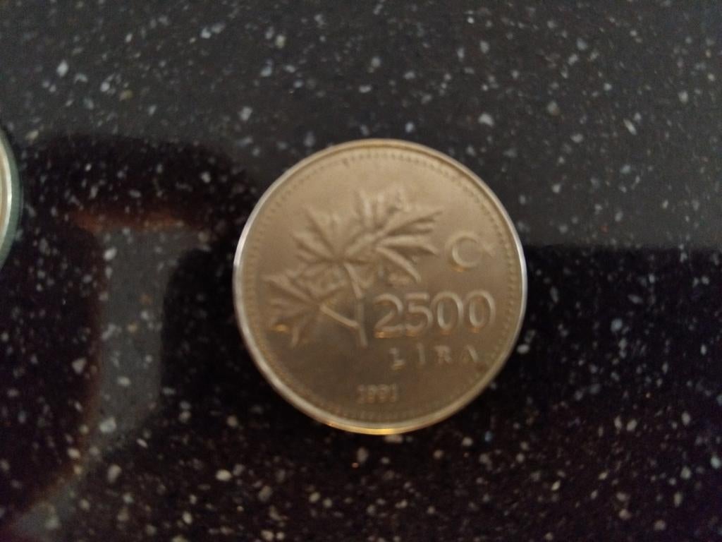 Turkse lira munten - 2500, 1000, Ophalen of Verzenden, Overige landen, Setje