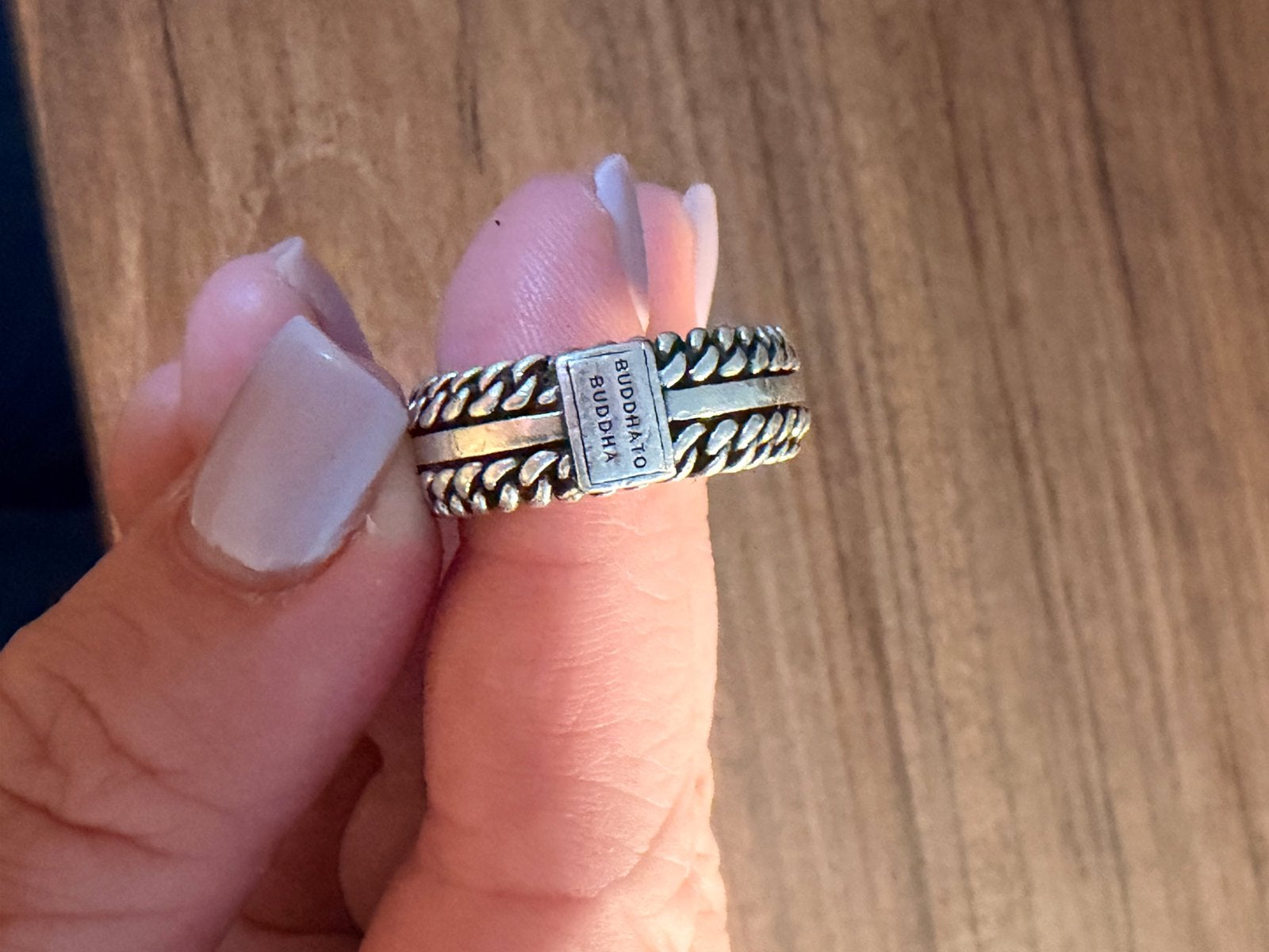 Buddha to buddha ring maat 20, Sieraden, Tassen en Uiterlijk, Ringen, Ophalen of Verzenden, Zo goed als nieuw