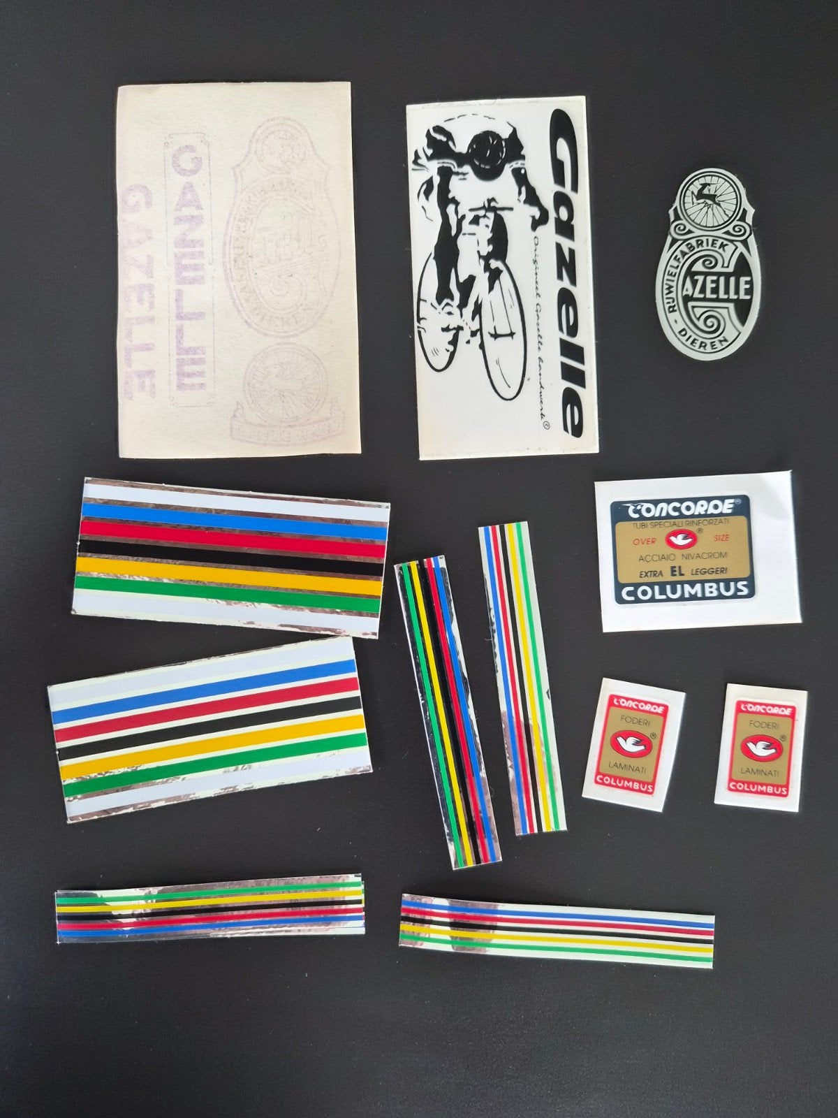 Decalls stickers Gazelle racefiets sportfiets vintage retro, Ophalen of Verzenden