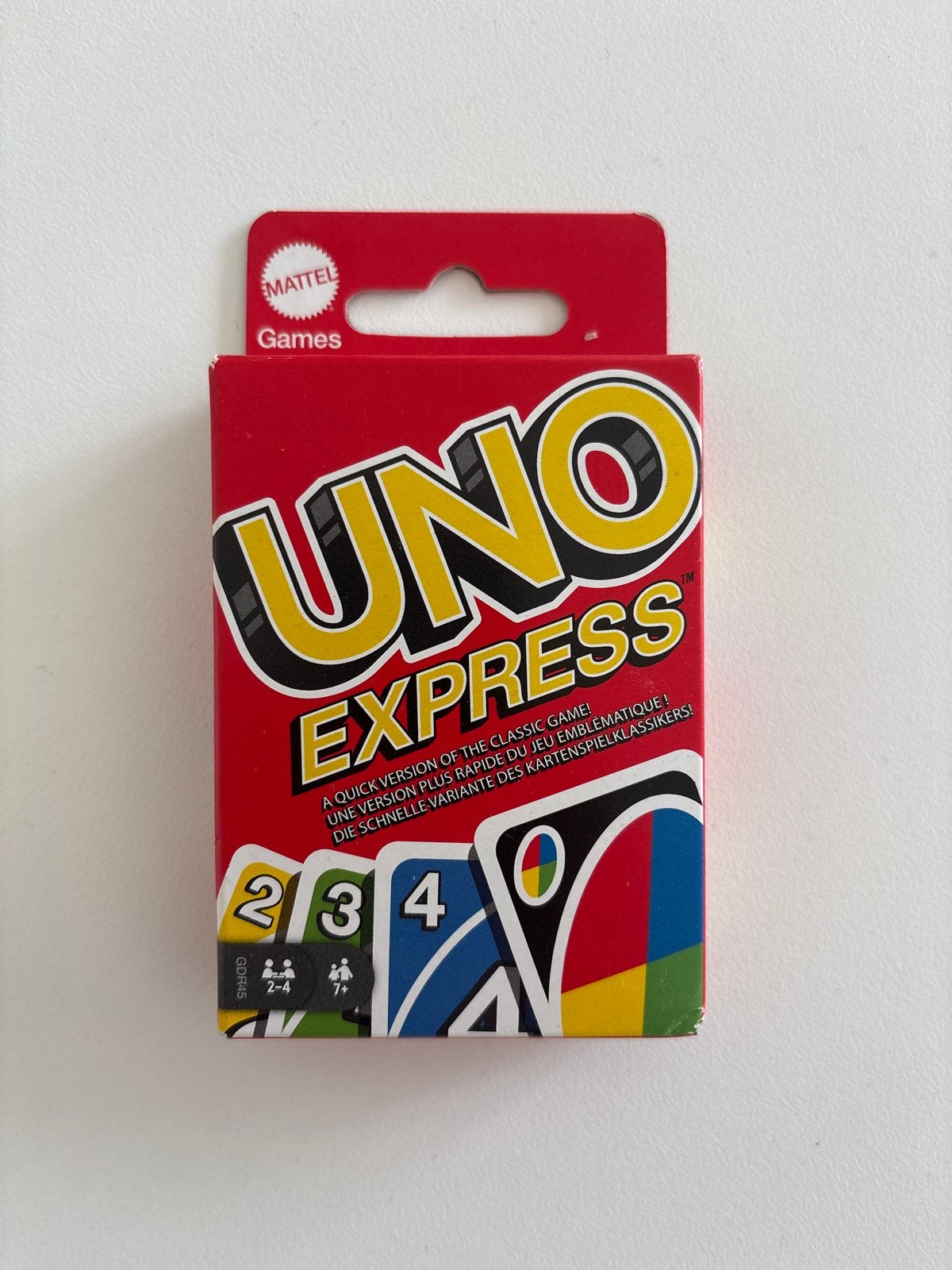UNO Express Kaartspel - Snelle Versie van de Klassieker, Een of twee spelers, Ophalen, Zo goed als nieuw
