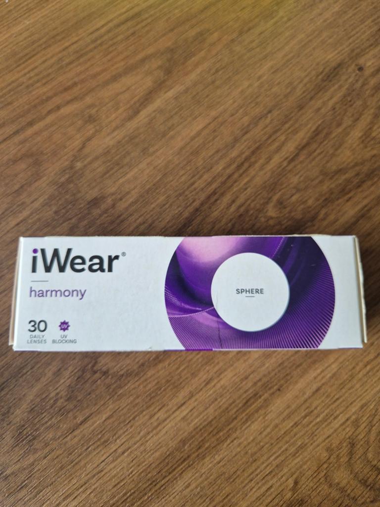 Contactlenzen iWear harmony daily (-1.00), Ophalen of Verzenden, Nieuw, Gehele gezicht