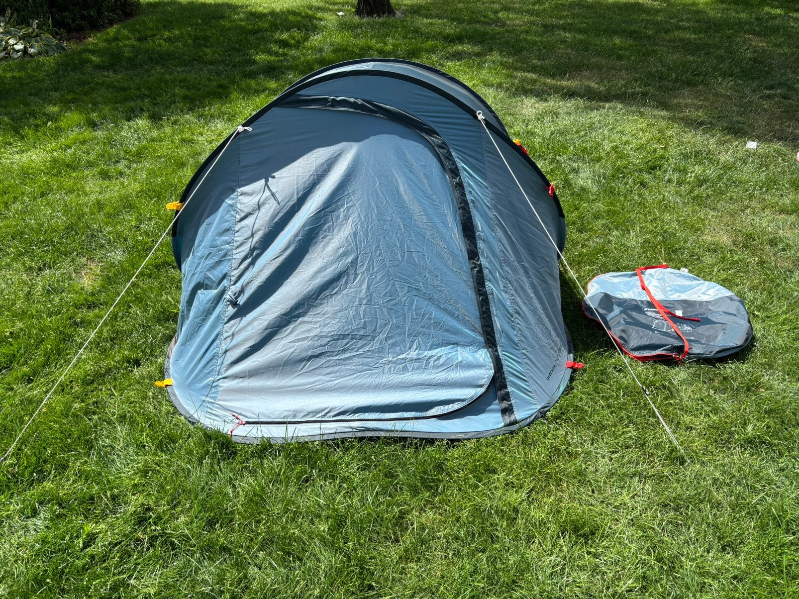 Quechua 2 Seconds 2-persoons pop-up tent, Caravans en Kamperen, Luchtbedden, Ophalen of Verzenden, Zo goed als nieuw