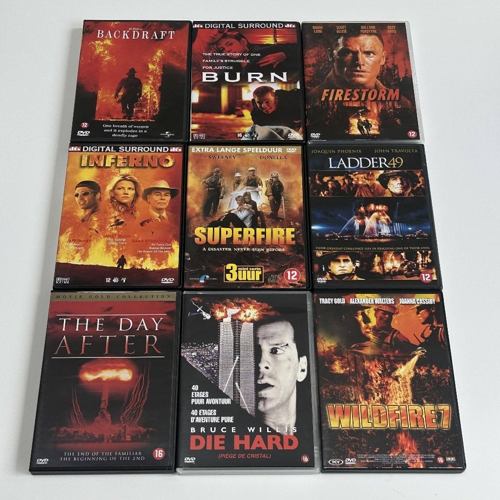 Dvd's actie films over branden / nieuw, Engels, Nederlands, Overige genres, Ophalen of Verzenden