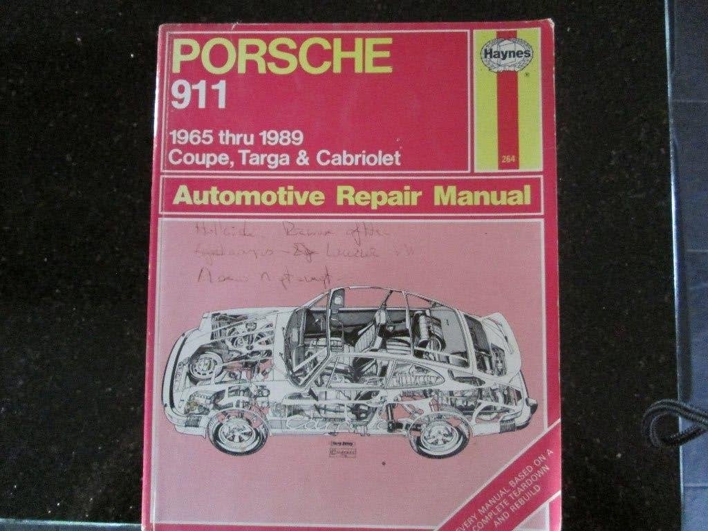 Haynes Automotive Repair Manual Porsche 911 1965 - 1989, Ophalen of Verzenden