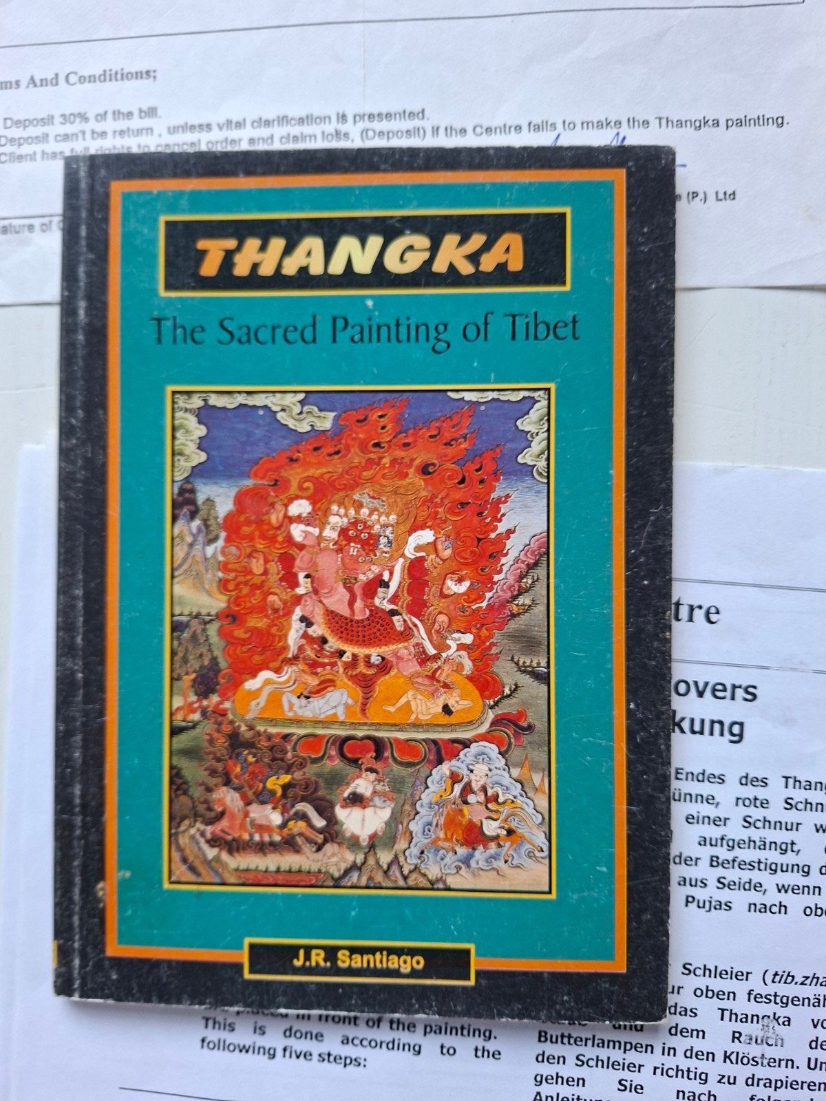 Prachtige Tibetaanse Thangka - Mandala van Avalokiteshvara, Tibet, Wanddecoratie, Textiel, Geschilderd