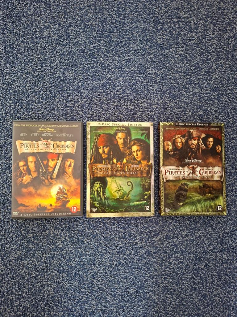 Pirates of the Caribbean Trilogie Luxe Editie 2-Disk DVD, Vanaf 12 jaar, Ophalen of Verzenden, Gebruikt, Boxset