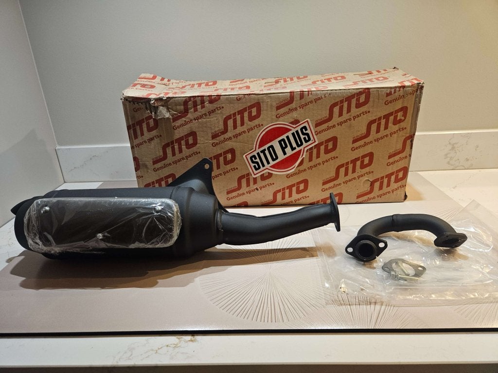 Uitlaat Sito Piaggio Zip - Qaurtz NIEUW in doos nr sito 0625, Niet ingevuld, Nieuw, Uitlaat, Niet ingevuld