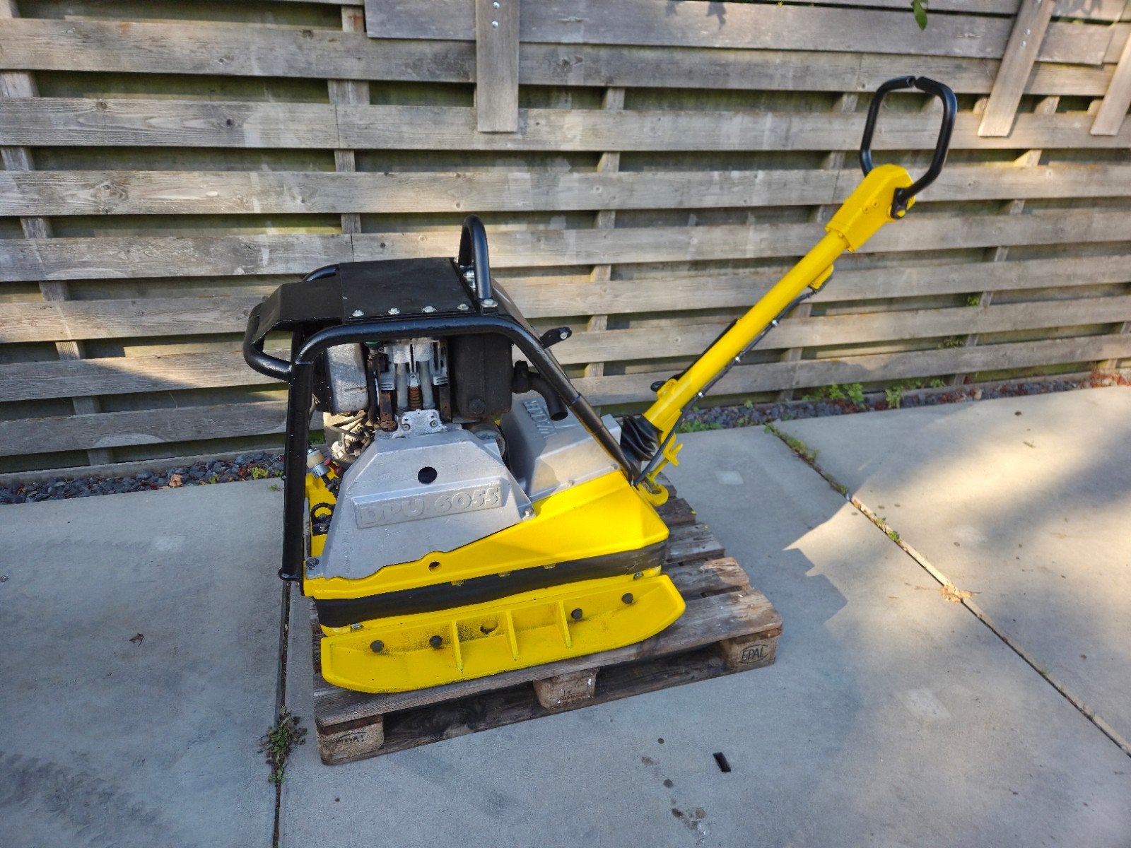 Wacker Neuson DPU 6055 - 6555 Trilplaat Goede Staat, Ophalen of Verzenden, Gebruikt, Wacker neuson