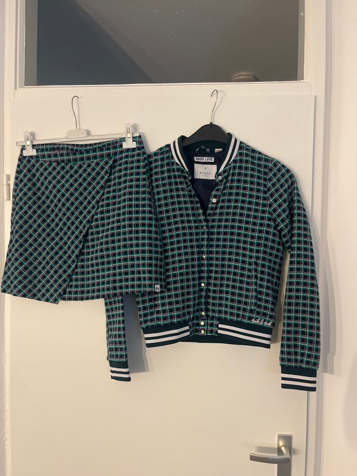 Nikkie by Nikkie Plessen geruite set (jasje en rokje), Verzenden, Zo goed als nieuw