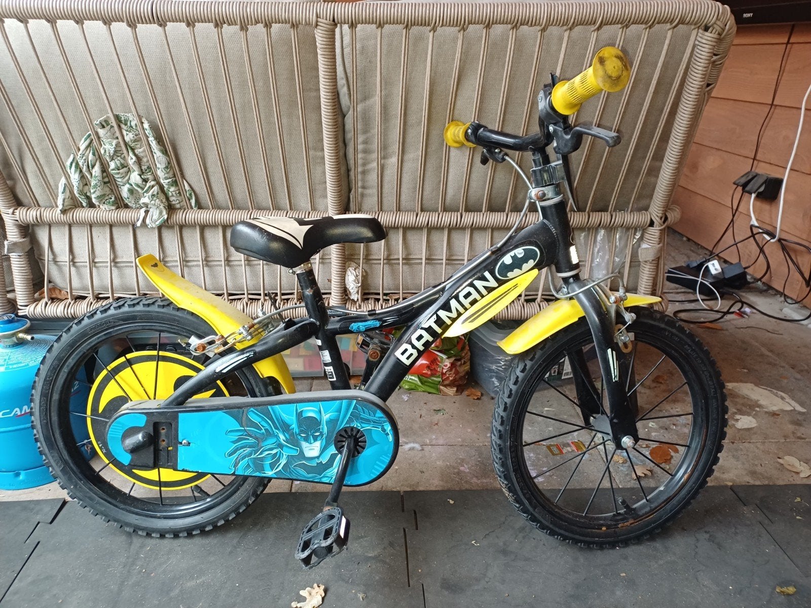 Batman kinderfiets 16 inch - Zo goed als nieuw, Ophalen