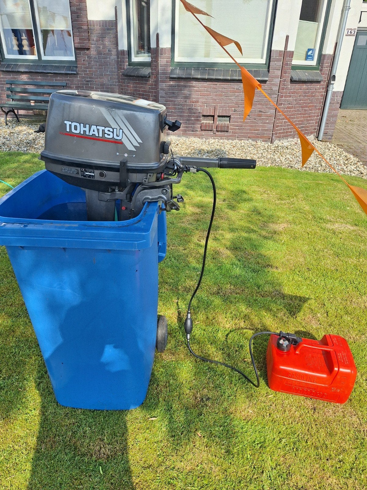 Tohatsu 9.8 pk buitenboordmotor - Kortstaart, Gebruikt, 5 tot 10 pk, Ophalen of Verzenden, Buitenboordmotor