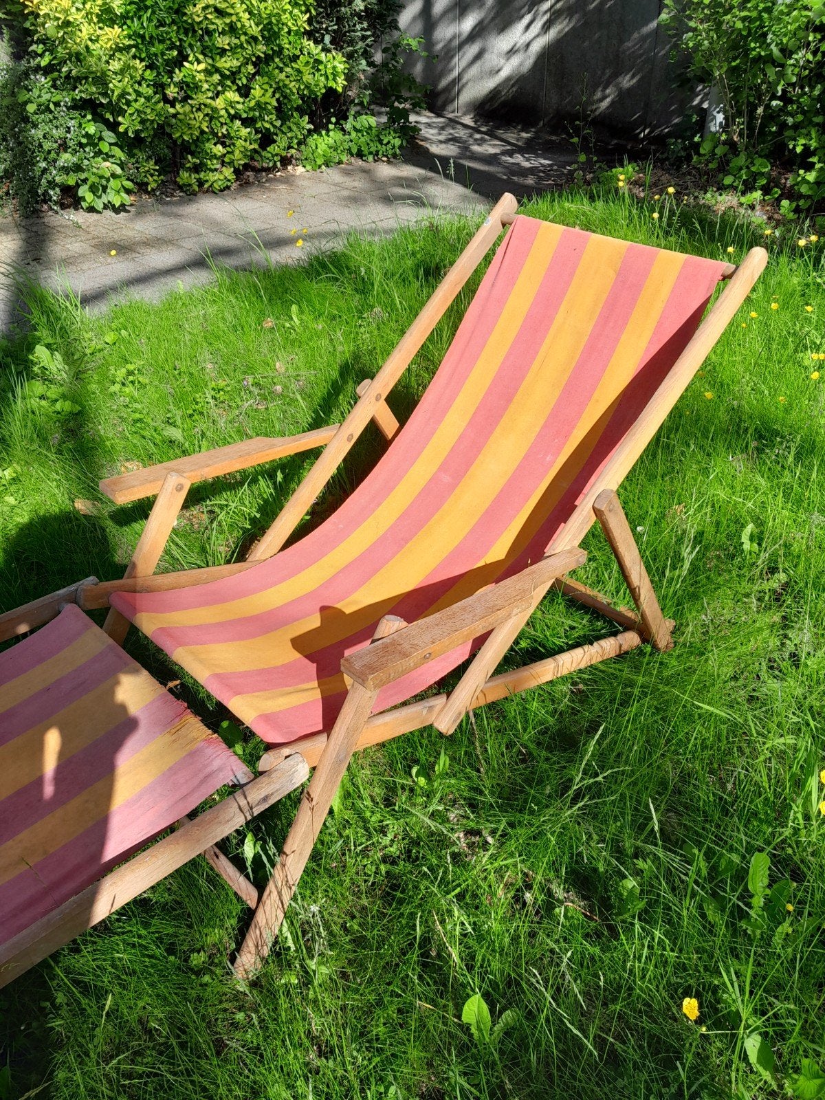Ligstoel, Tuin en Terras, Ligbedden, Ophalen of Verzenden, Gebruikt, Hout