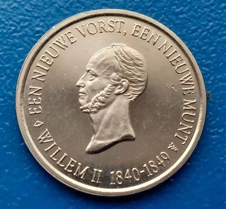 Penning Het Nederlands Muntmuseum Willem II - 1998, Postzegels en Munten, Verzenden, Overige materialen, Nederland