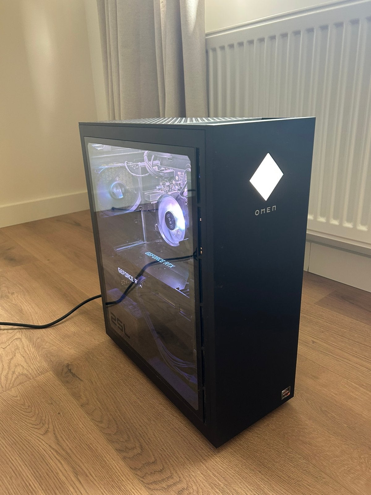 HP OMEN 25L GT15-0920nd RTX 3070 Ti!, Ophalen, Gaming, SSD, Met videokaart