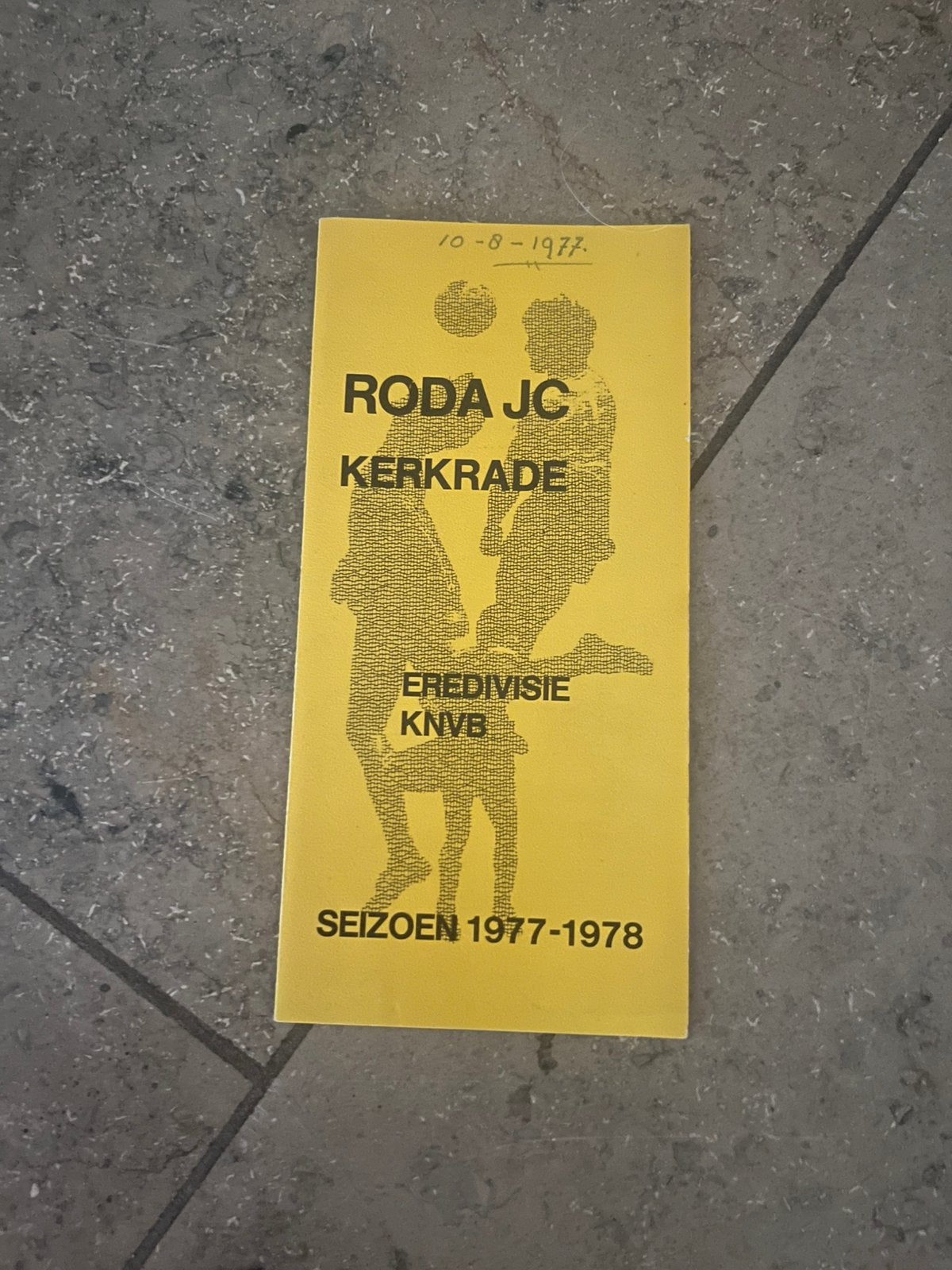 PRESENTATIE BLAD RODA JC 77/78, Verzamelen, Ophalen of Verzenden, Zo goed als nieuw, Roda JC, Overige typen