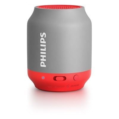 Philips bluetooth speaker BT50G/00 Rood, Audio, Tv en Foto, Luidsprekers, Philips, Verzenden, Nieuw, Draagbare speaker