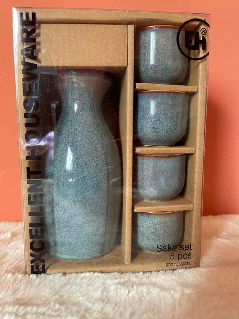 Nieuw! Sake set 5 stuks, Verzenden, Overige typen, Nieuw, Overige stijlen
