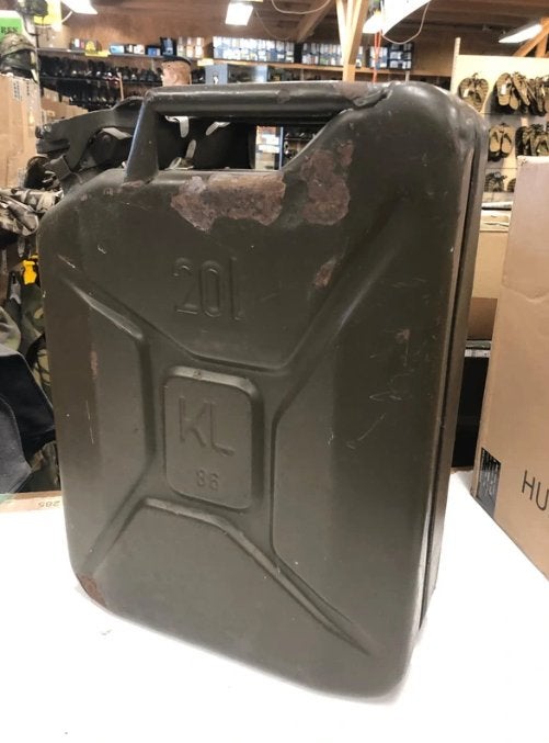 Jerrycan - KL - Origineel Nederlands leger - 20 liter, Overige typen, Onbekend, Ophalen of Verzenden, Onbekend